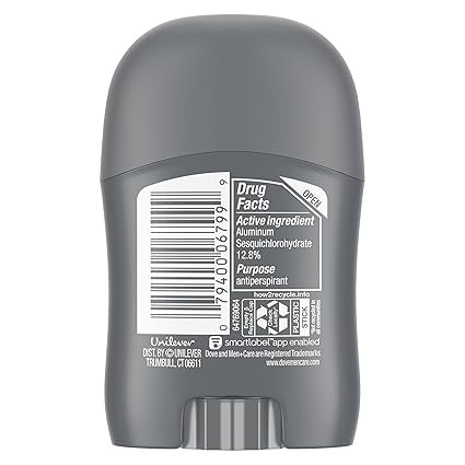 DOVE MEN + CARE Antiperspirant Deodorant Stick Clean Comfort 72-Hour Sweat & Odor Protection Antiperspirant for Men With 1/4 Moisturizing Cream 0.5 oz - Image 2